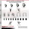 Service Caster 5 Inch 316SS Black Polyurethane Wheel Swivel Bolt Hole Caster Set SCC-SS316BH20S514-PPUB-BLK-4 - alternate 4